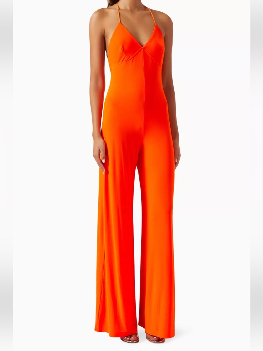NWT Norma Kamali Low Back Slip Jumpsuit Size XS